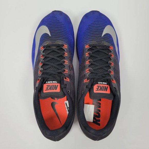 Nike Zoom Elite 9 2017 Men's Blue Black Running Shoes 863769-405 US Size 10.5 - Picture 5 of 8